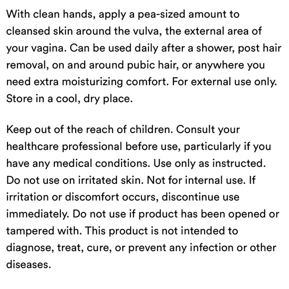 Love, wellness, comfy cream, daily, vulva care - Picture 5 of 5